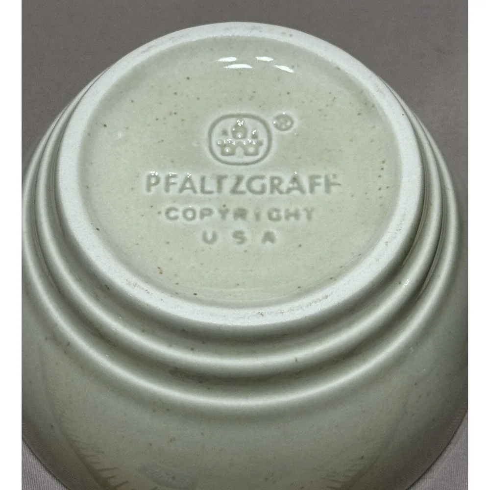 Vintage Pfaltzgraff Cappuccino Sugar‎ Bowl with  Lid and Creamer